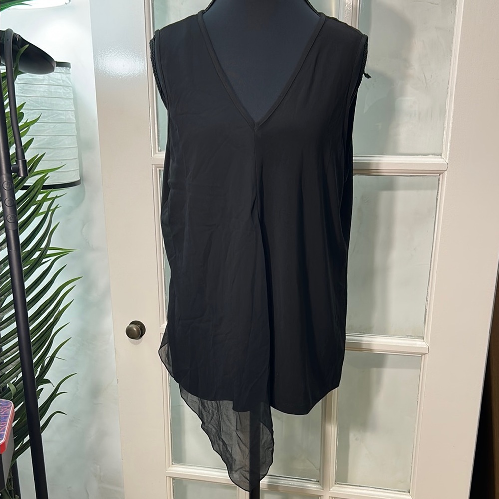 Anne Klein Black Sleeveless Top